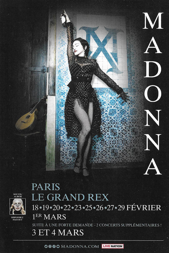Lucky Records MadameX promocard